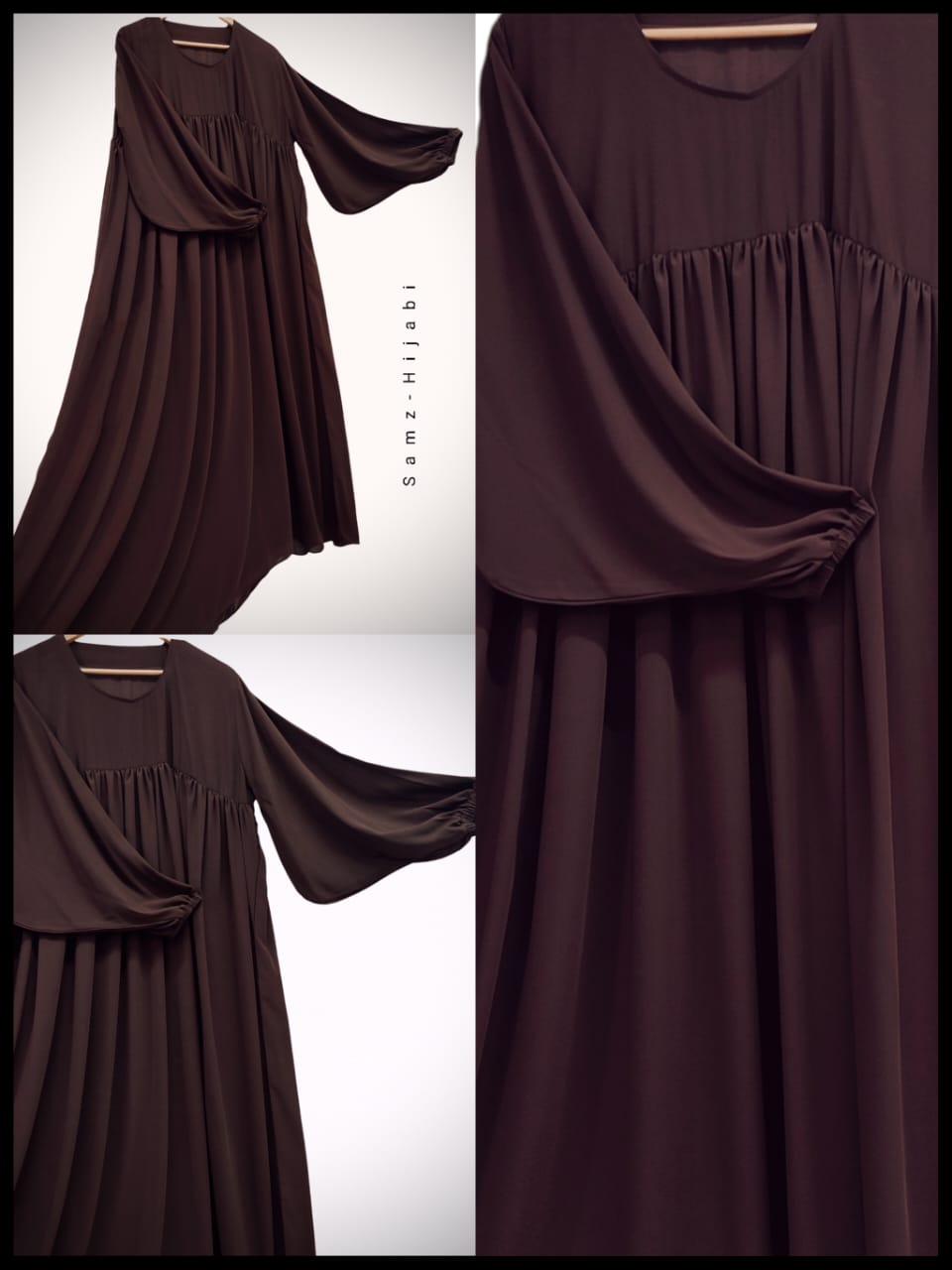 Moona Maxi Flyer Abaya