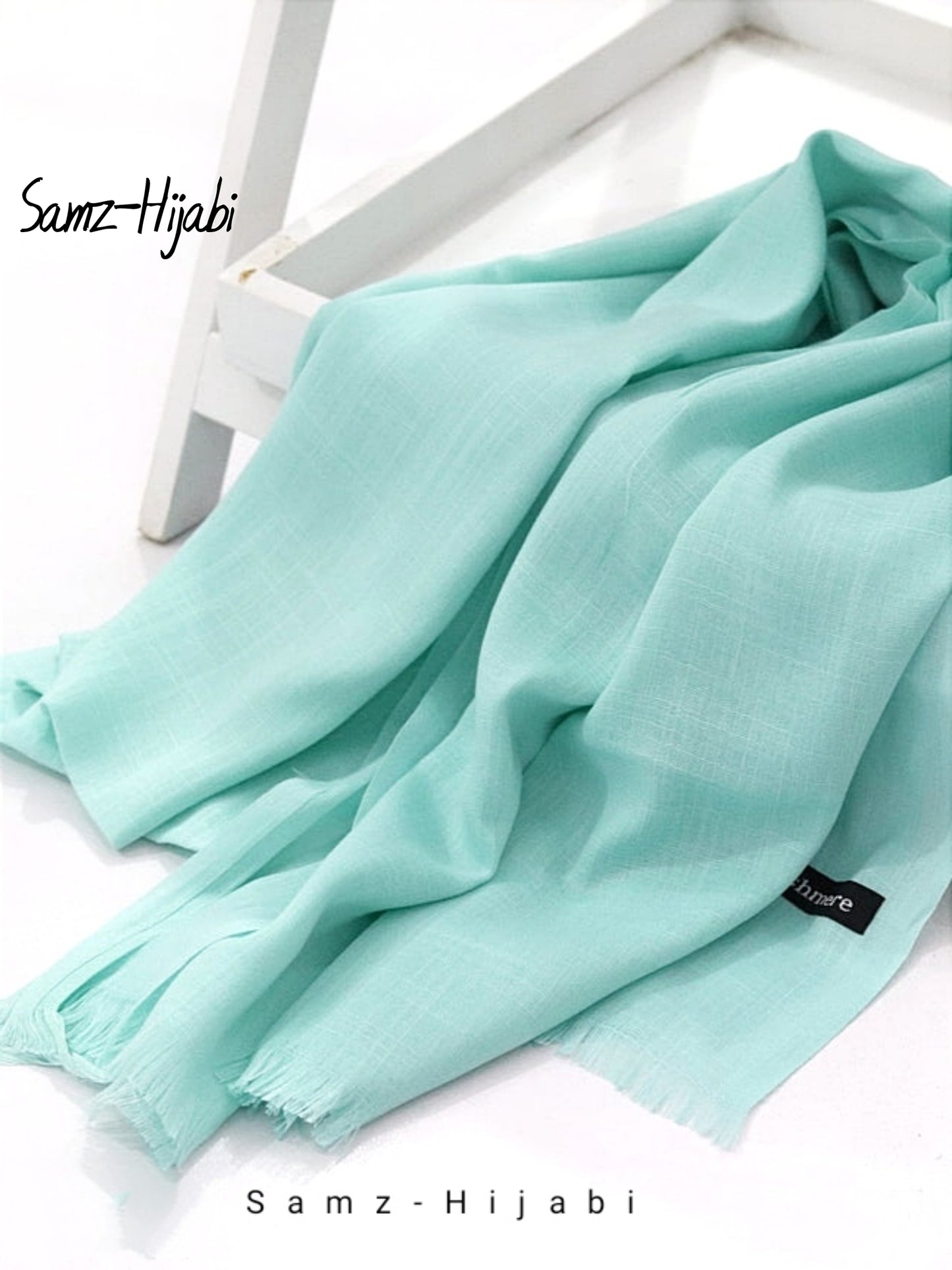 Bigger Turkish Lawn Hijab Aqua