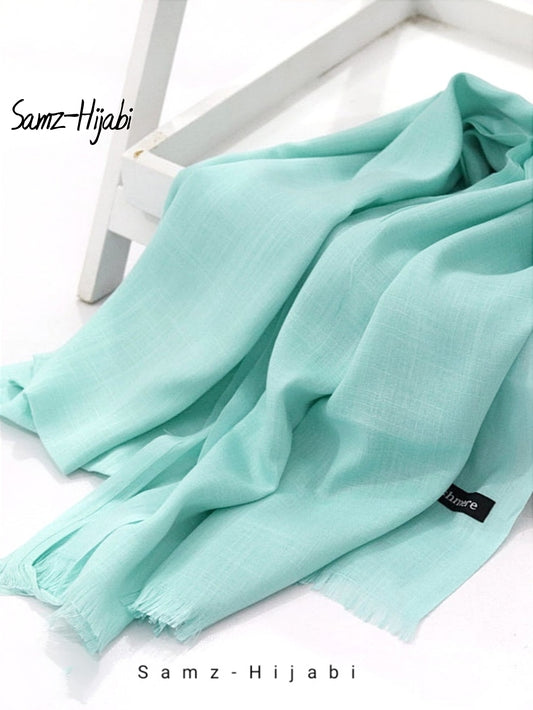 Bigger Turkish Lawn Hijab Aqua