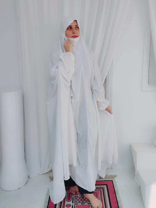 Linen Namaz Chadar-White