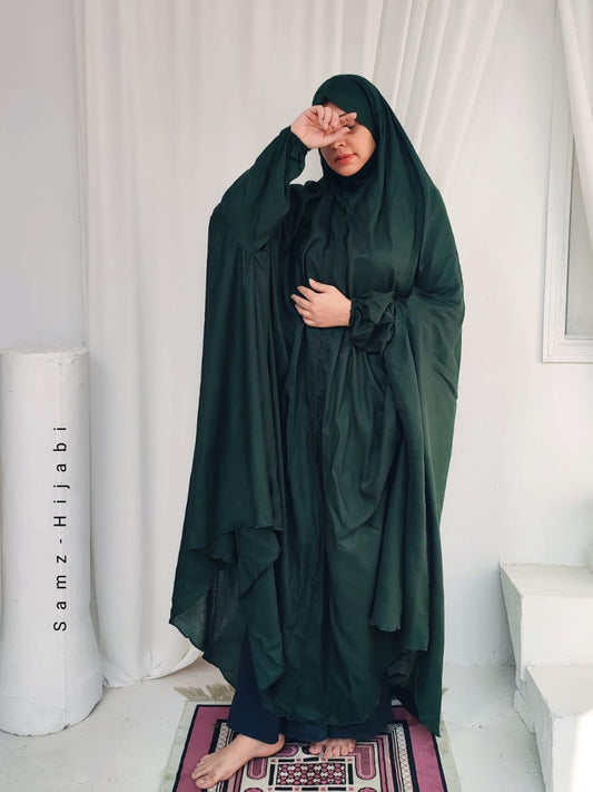 Linen Namaz Chadar- Leaf Green