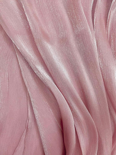 Organza Silk Hijab _Blush Pink
