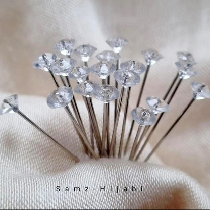 Crystal Hijab Pins