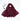 Crimps Hijab - Cherry Maroon