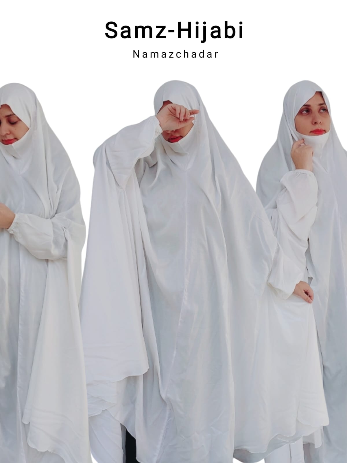 Linen Namaz Chadar-White