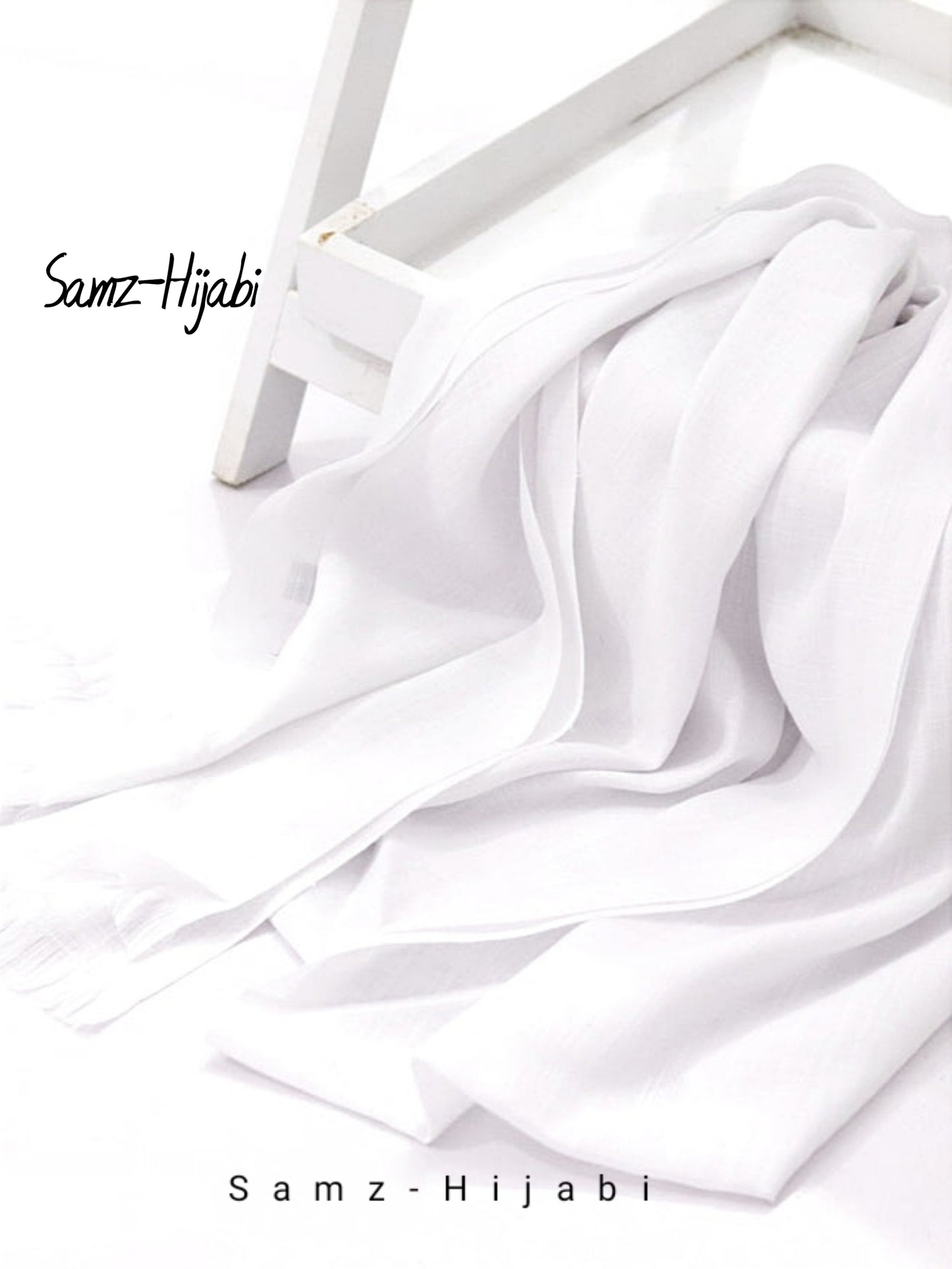 Bigger Turkish Lawn Hijab White