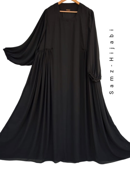 Side Chun Abaya-Black