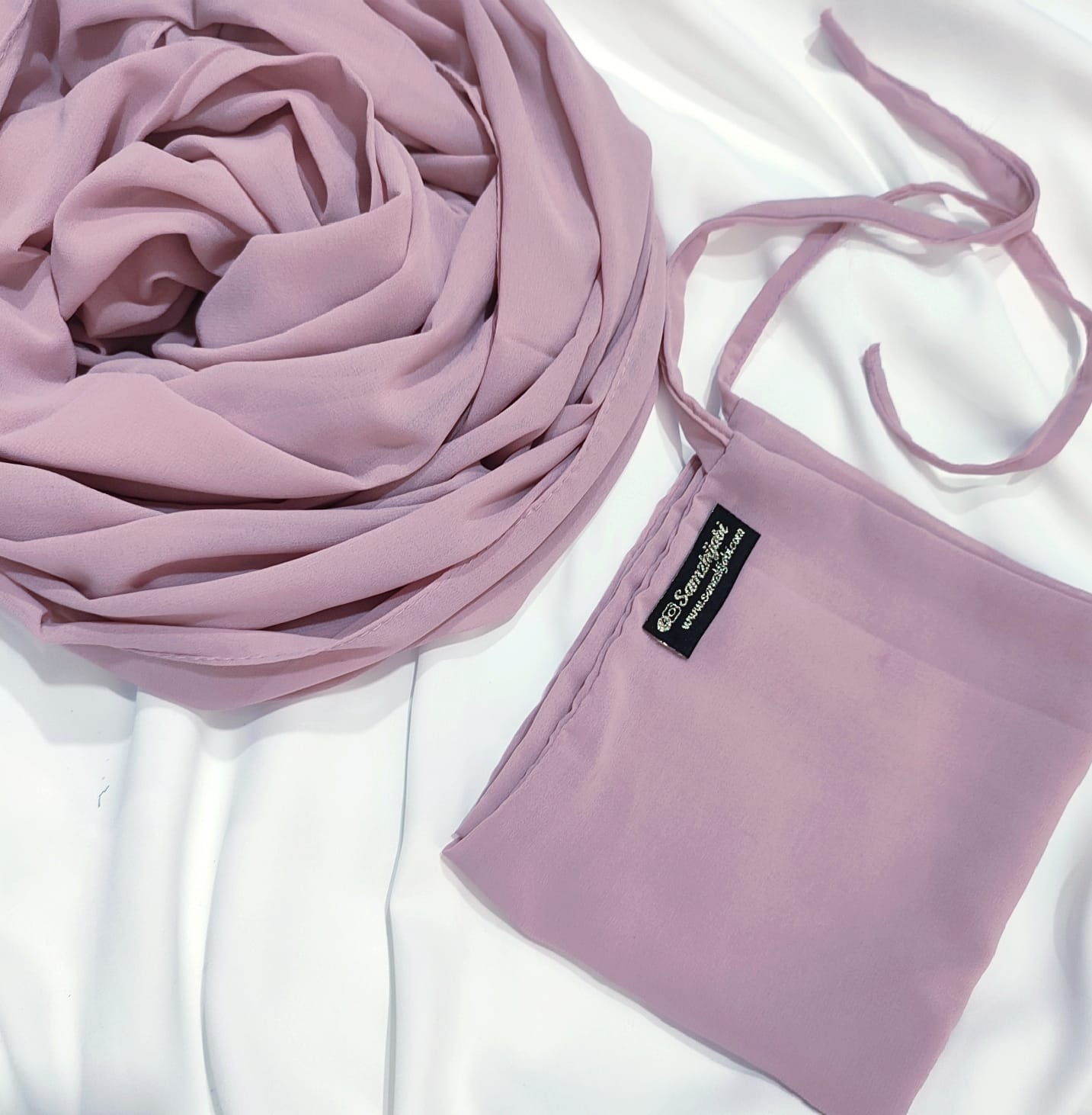 Hijab Naqab Set Lavender Pink