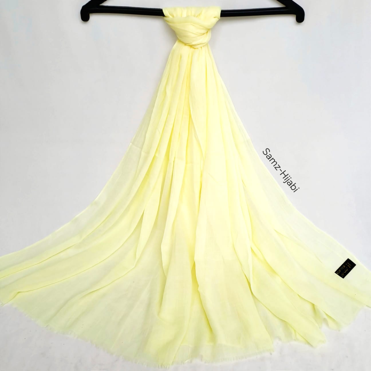 Turkish Lawn Hijab- Lemon