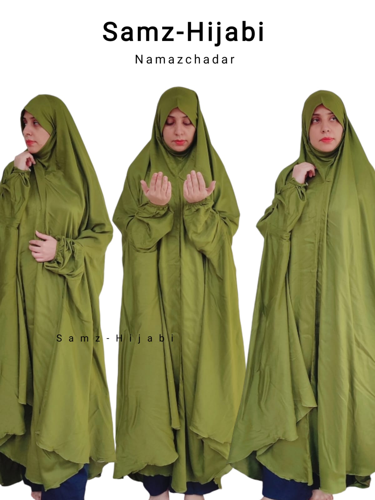 Linen Namaz Chadar-Olive