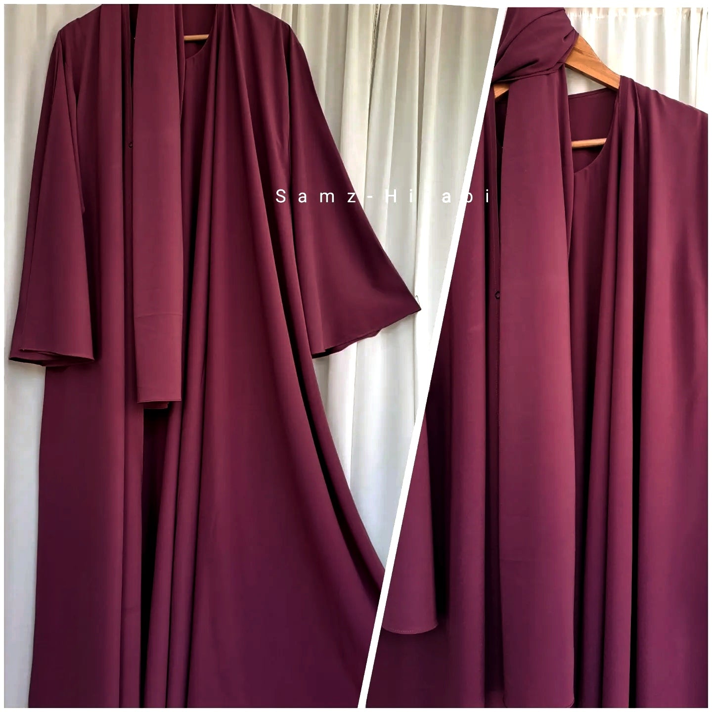 Separate Upper Kimono Abaya