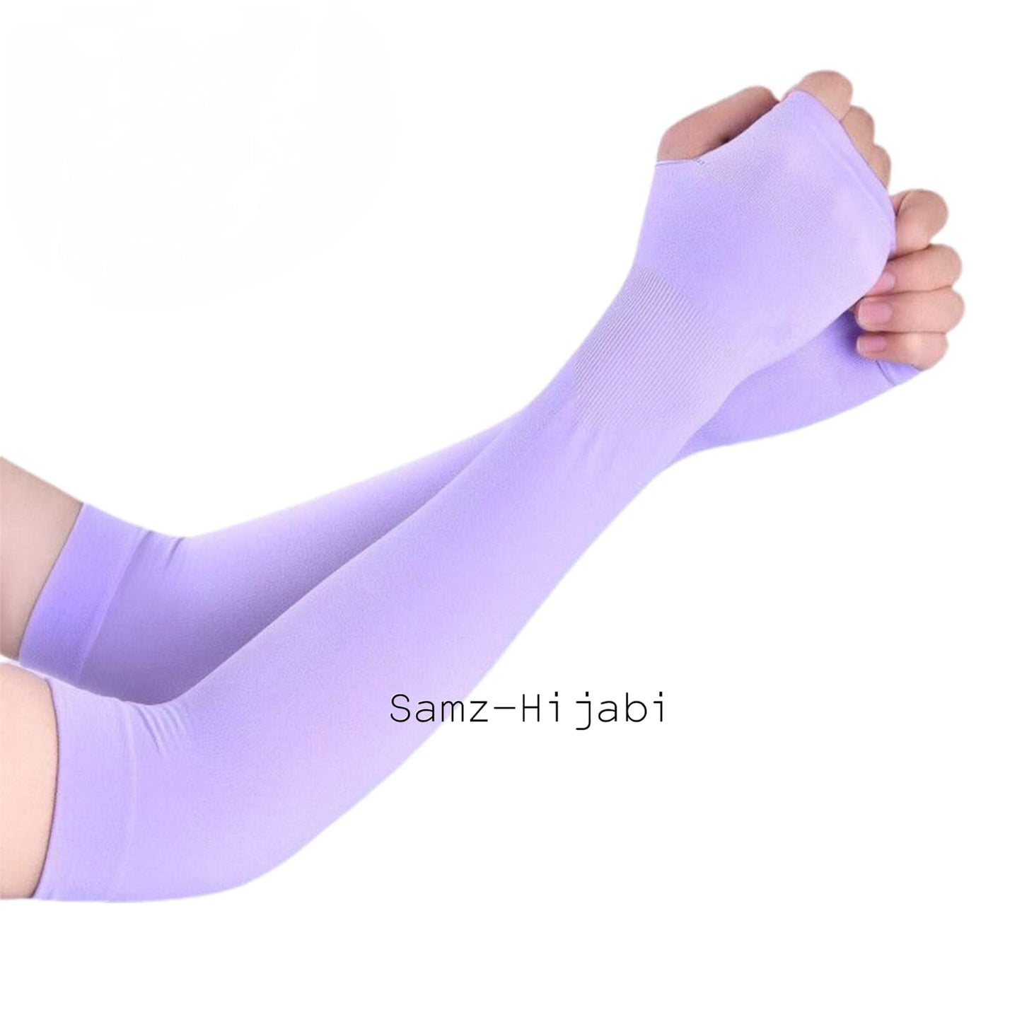 Cotton Arm sleeves with thumb holes