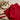 Malmal Glitter Lawn Hijab Naqab-Cherry Red
