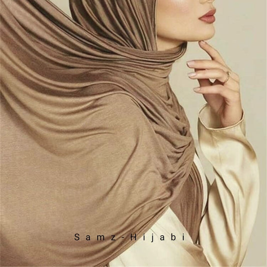 Winter Jersey Hijab-Khaki