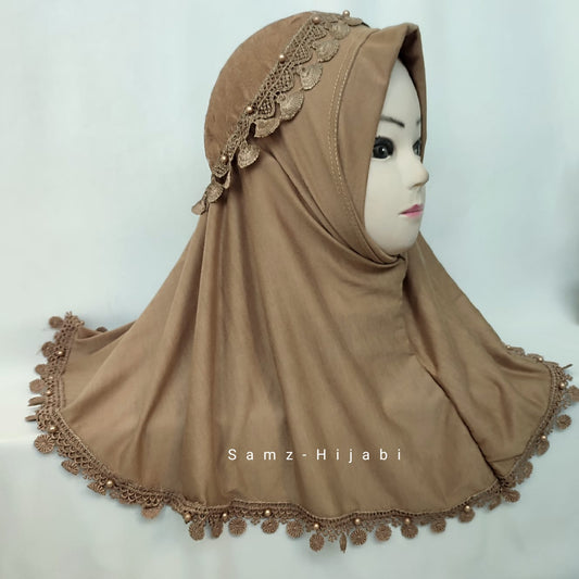 Crown Kids Hijab Khaki