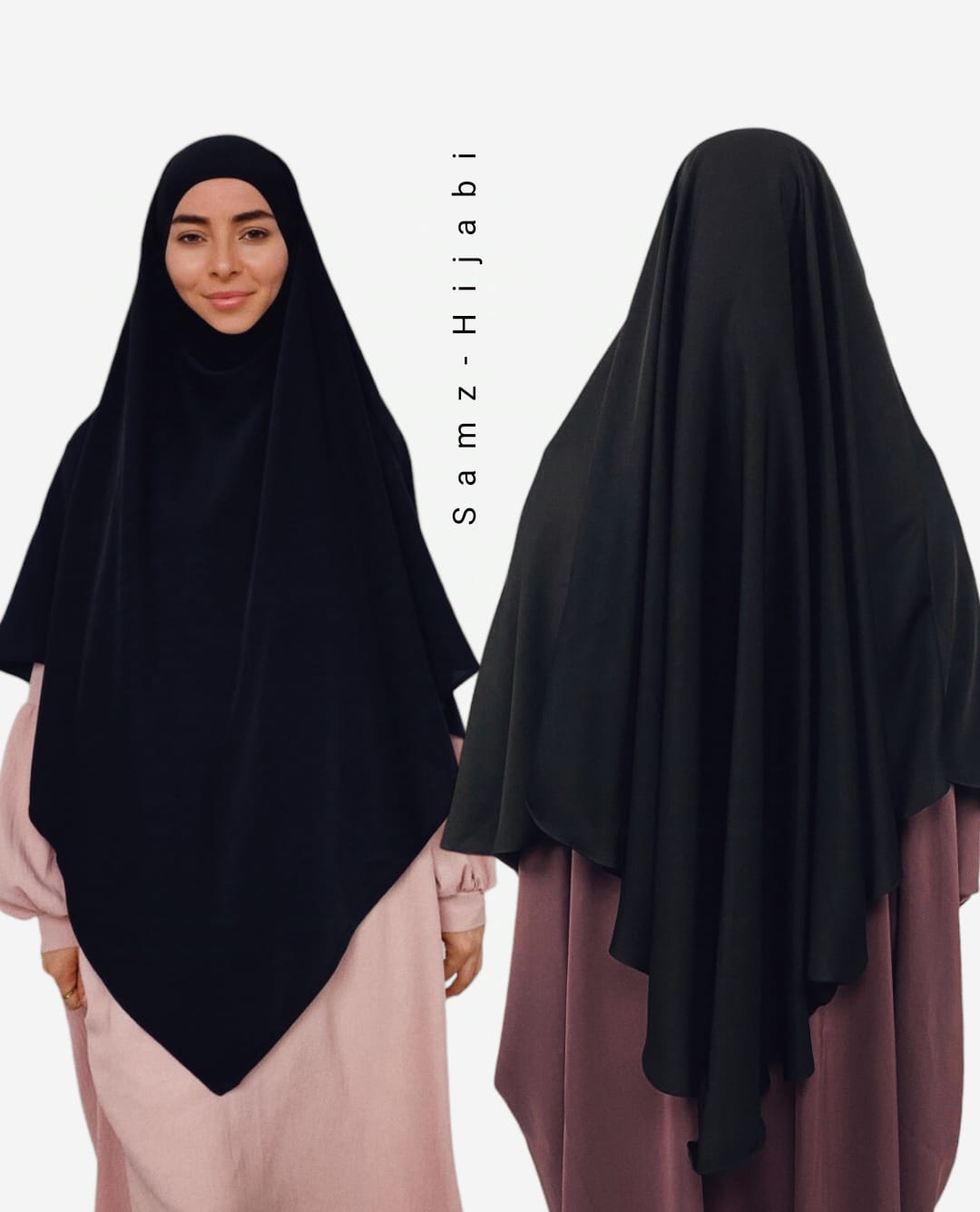 Single Layer Khimar-Black