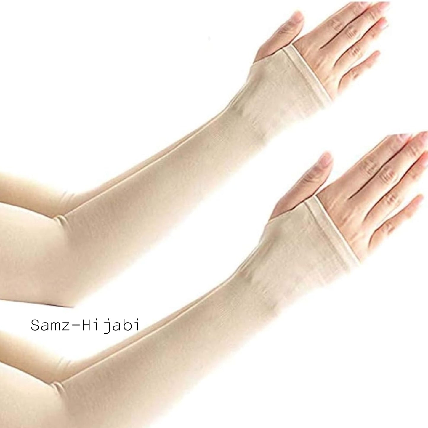 Cotton Arm sleeves with thumb holes