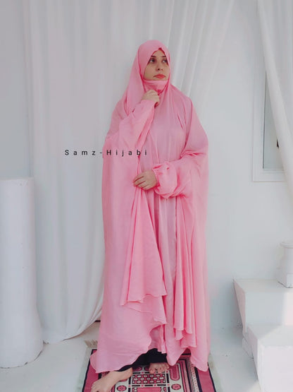 Linen Namaz Chadar-Pink