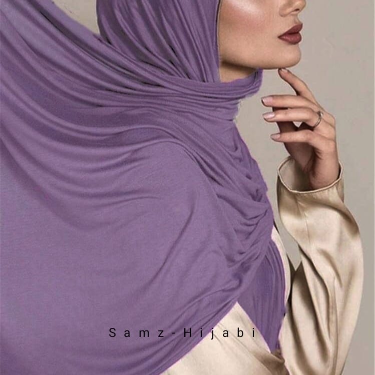 Winter Jersey Hijab-Lilac