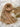 Rippled Plated Lawn Lace Hijab (Khaki)