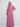Zoom Nida Open Abaya -Pink