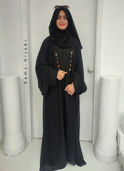 Gold Spider Stud Abaya