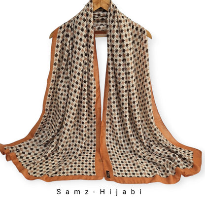 Ethnic Winter Hijab -Design 11