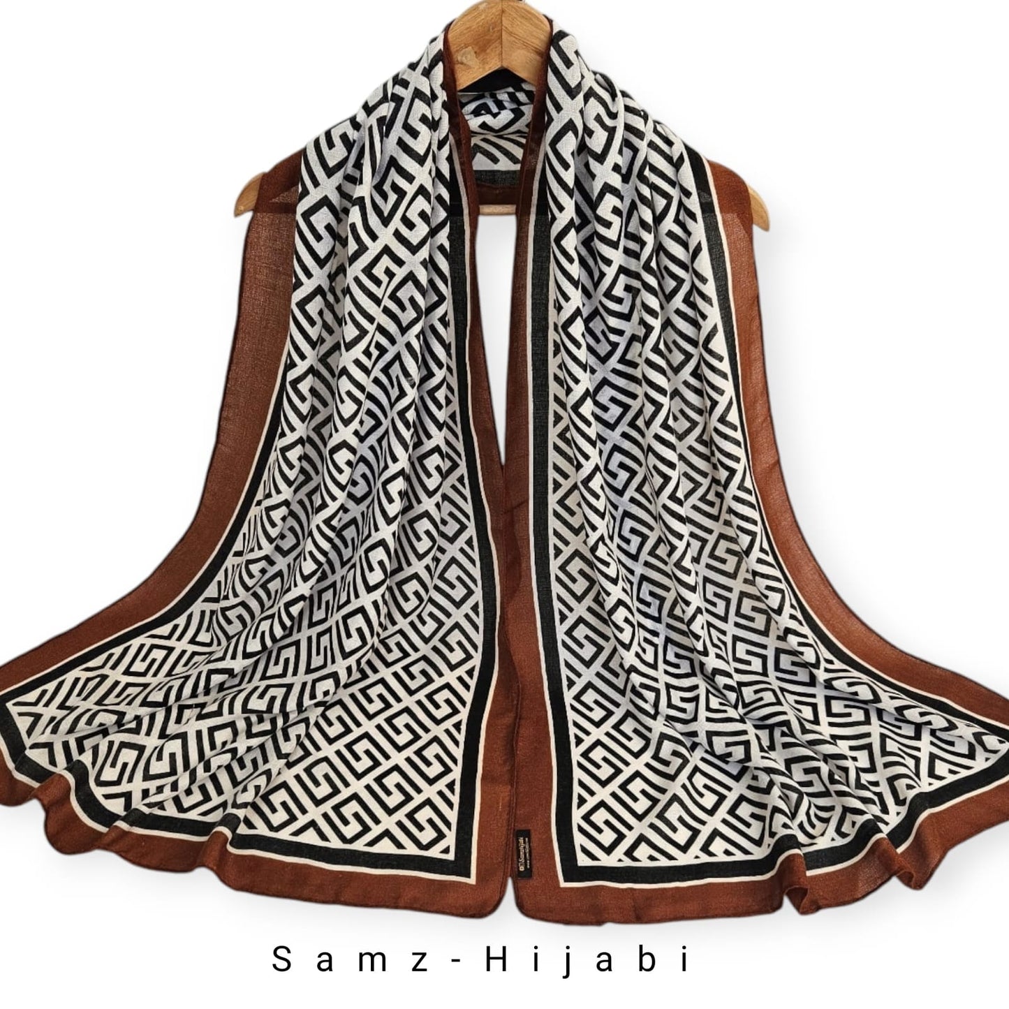 Ethnic Winter Hijab -Design 8