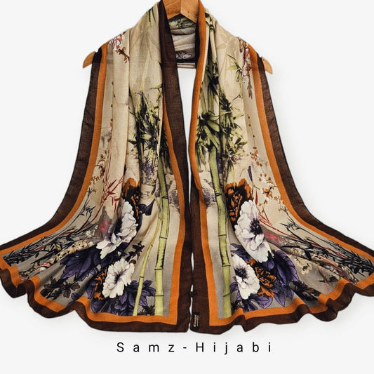 Ethnic Winter Hijab- Design 13