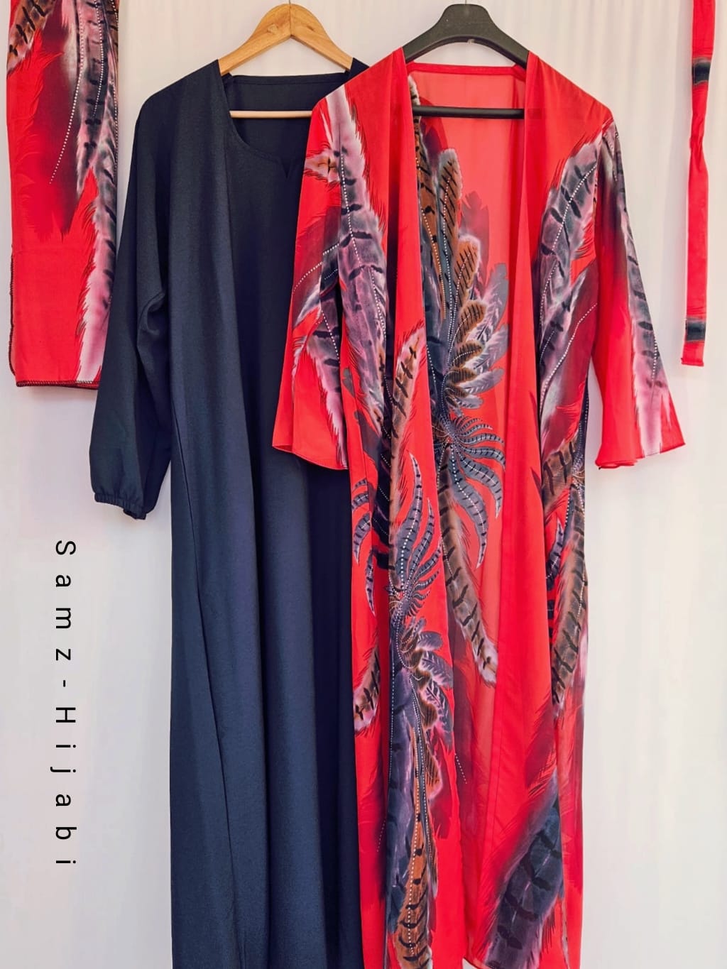 Bloom Spring Separate Upper Abaya _ Printed