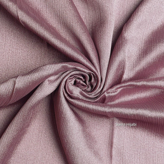 Luminous crinkle Silk Hijab _ Pastel Pink