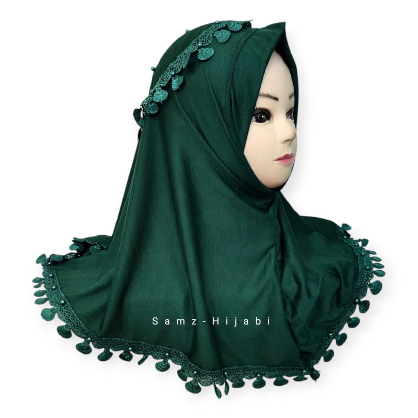 Crown Kids Hijab Green