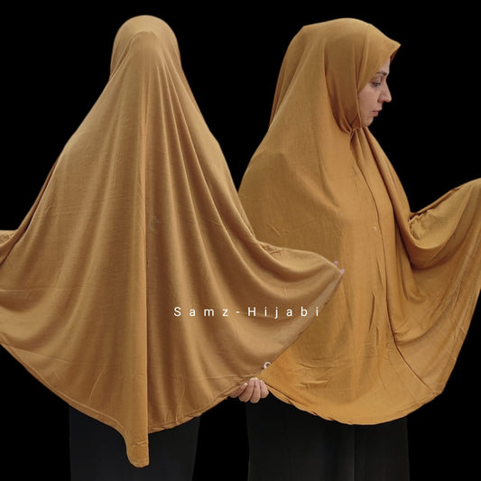 Jersey Khimar Makhna (Big Size) Mustard