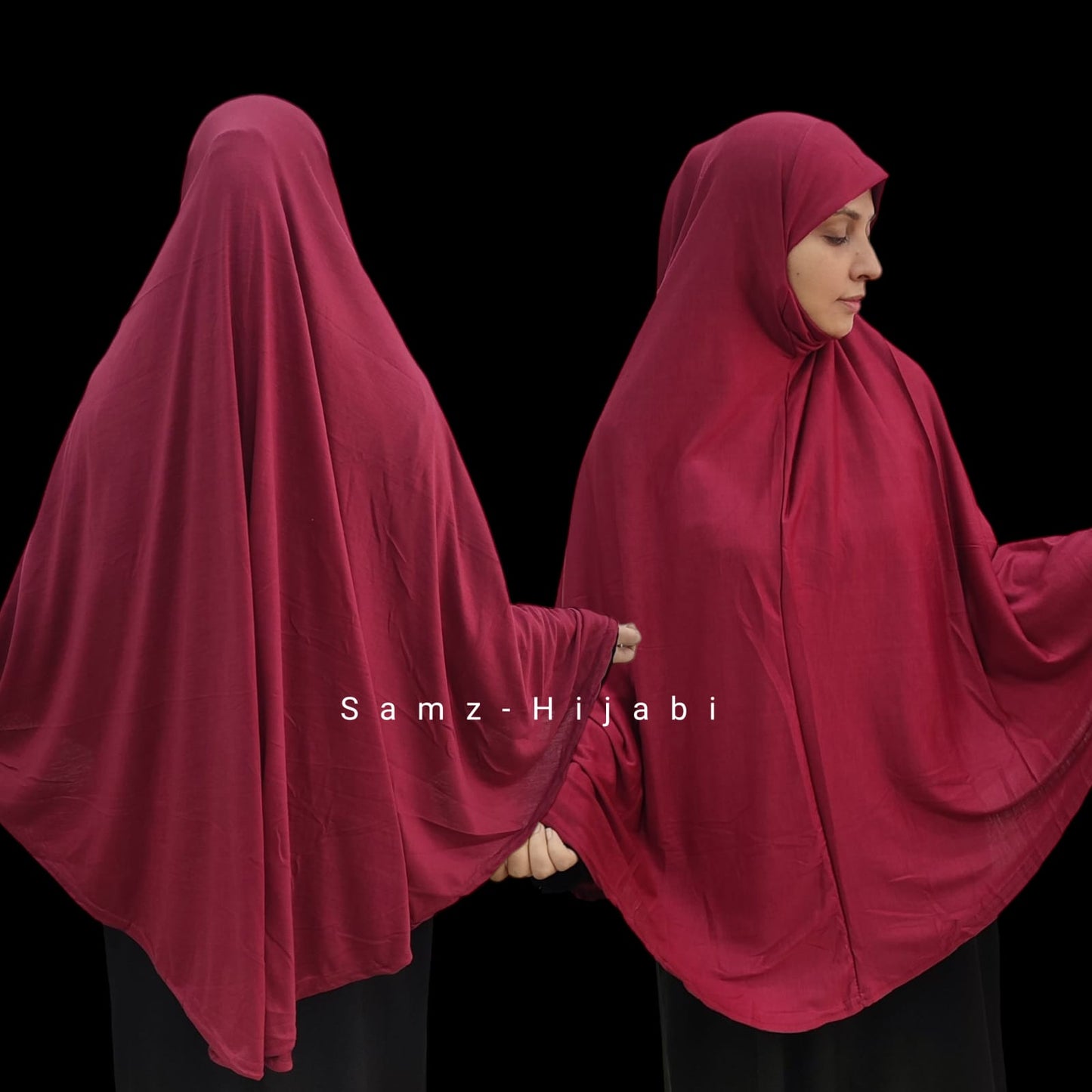 Jersey Khimar Makhna (Big Size) Maroon