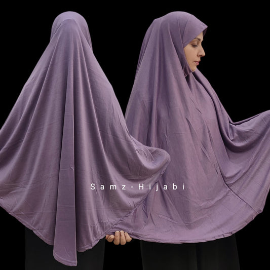 Jersey Khimar Makhna (Big Size) Lilac