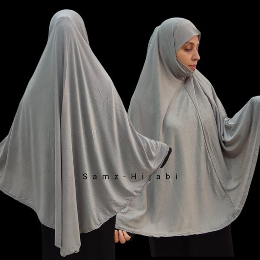 Jersey Khimar Makhna (Big Size) Grey