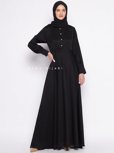 High Waist  Umbrella Abaya