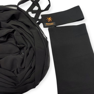 Hard-Patti Saudi Naqab Size (L)-Black