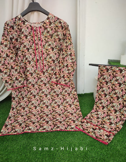 Printed Lawn Stitched Dresses Design-6