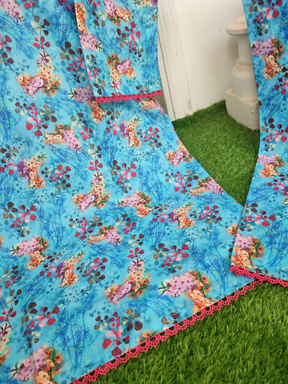 Printed Lawn Stitched Dresses Design-3