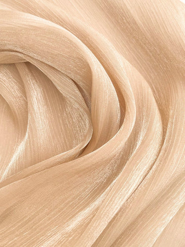 Organza Silk Hijab_Coin Gold