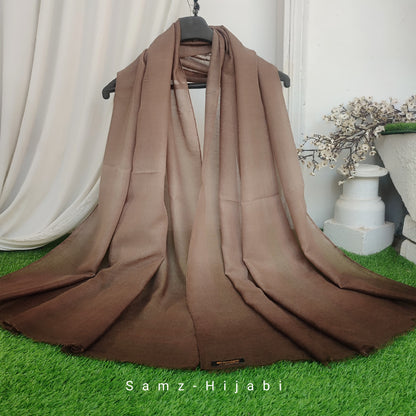 Tie Die Lawn Hijab _Brown