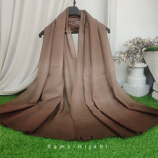 Tie Die Lawn Hijab _Brown