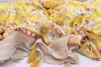 GulBahar Lawn Hijab _Yellow