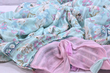 GulBahar  Lawn  Hijab _Baby Green
