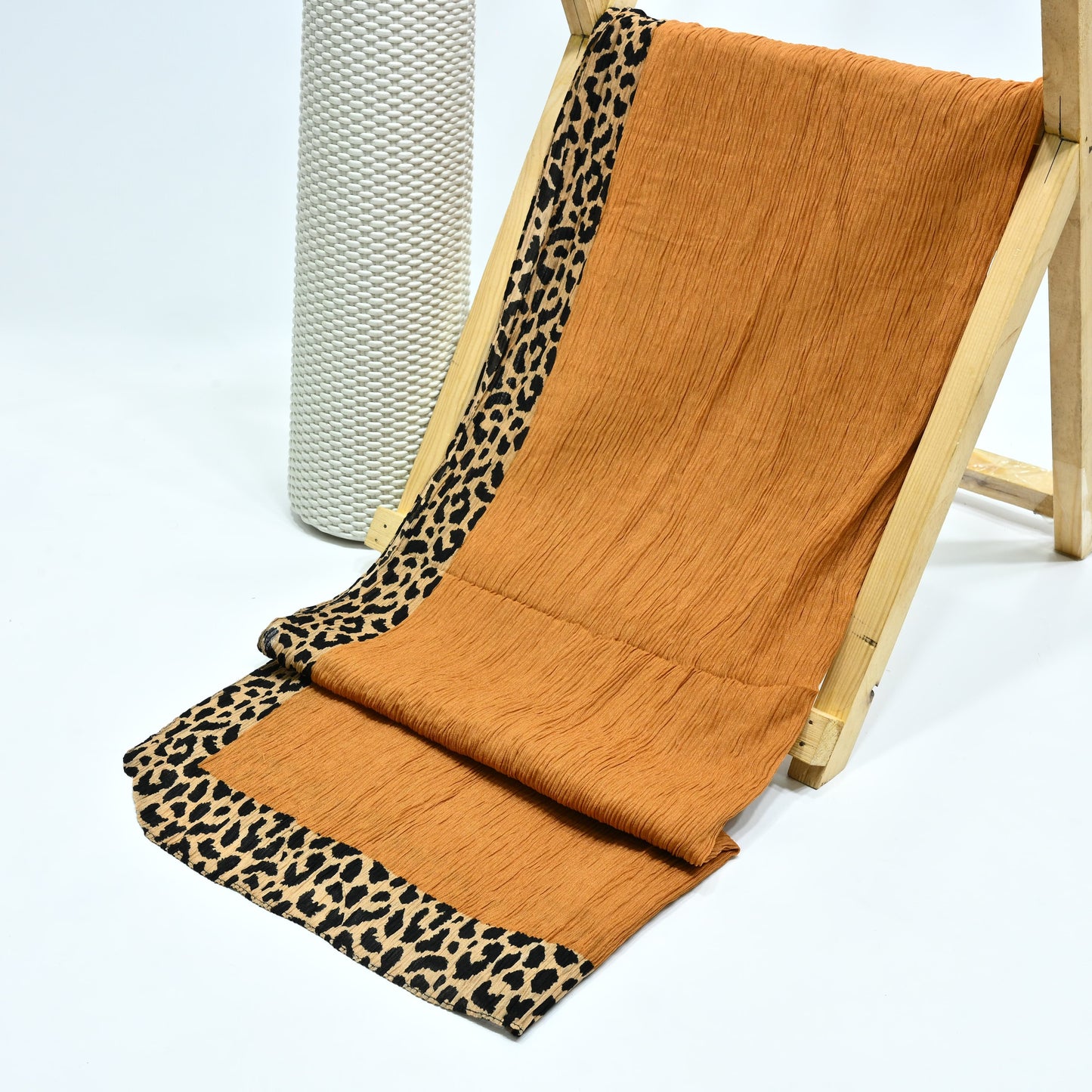 Cheetah - Crinkle Lawn Hijab Mustard