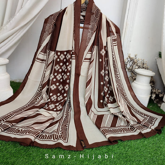 Ethnic Viscose Hijab -Design 34