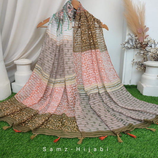 Booty Art Lawn Hijab Pistachio