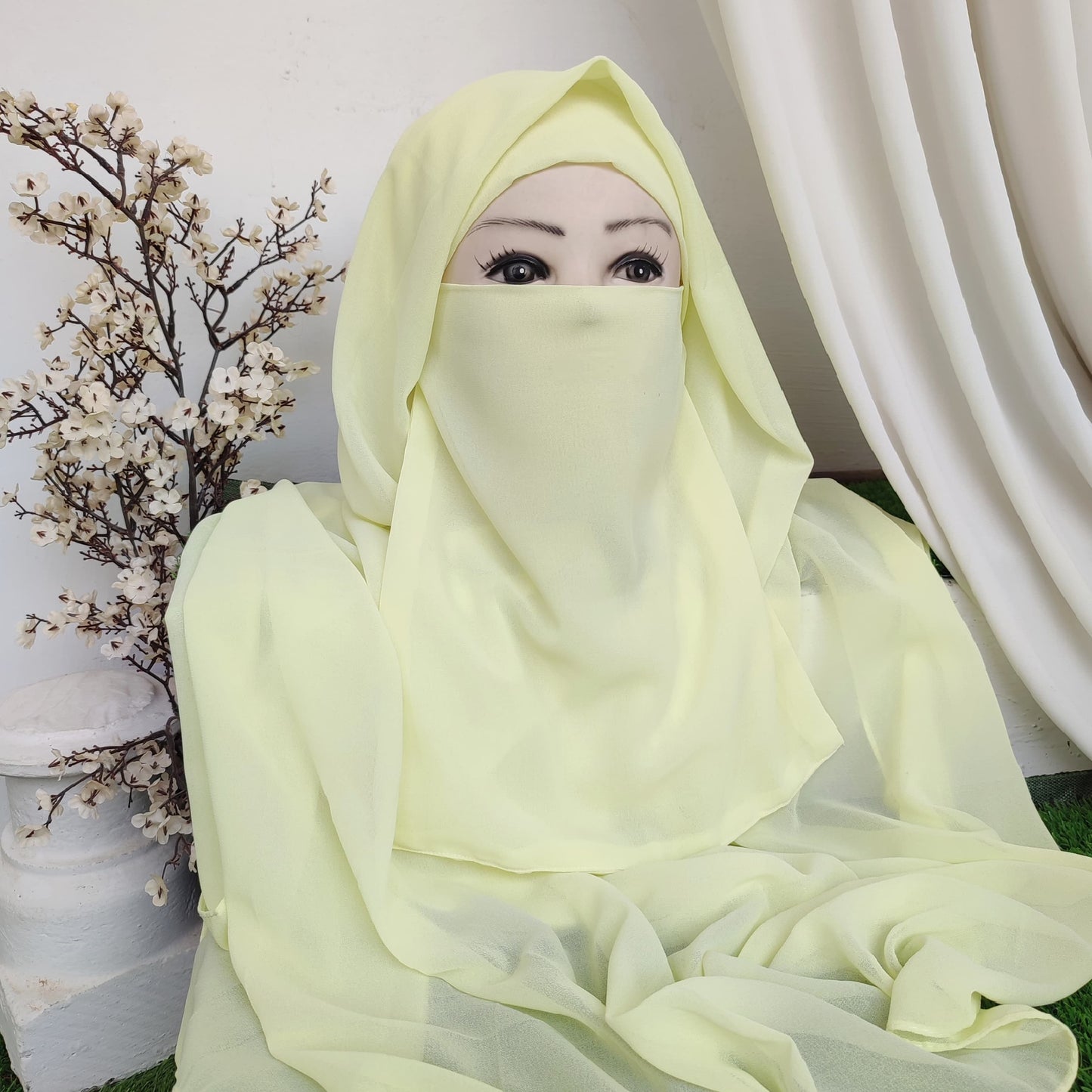Hijab Naqab Set Lemon