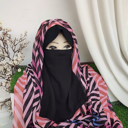 Instant Cap Hijab Set -Design 5